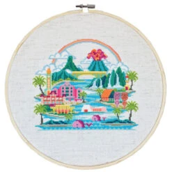 Pretty Little Hawaii Cross Stitch Pattern