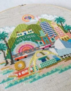 Pretty Little Los Angeles Cross Stitch Pattern 8 Pretty Little Los Angeles Cross Stitch Pattern -Olympus Handmade Store satsuma street pretty little los angeles cross stitch 3