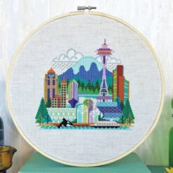 Pretty Little Seattle Cross Stitch Pattern