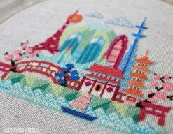 Pretty Little Tokyo Cross Stitch Pattern -Olympus Handmade Store satsuma street pretty little tokyo cross stitch 2