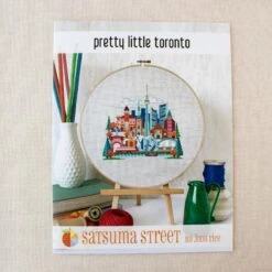 Pretty Little Toronto Cross Stitch Pattern 7 Pretty Little Toronto Cross Stitch Pattern -Olympus Handmade Store satsuma street pretty little toronto cross stitch 1