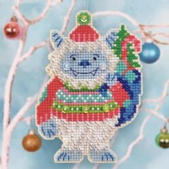 Sweater Weather Cross Stitch Ornament Kit
