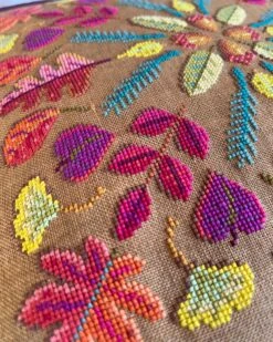 Turning Leaves Cross Stitch Pattern -Olympus Handmade Store satsuma street turning leaves 2