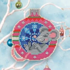 Winter Break Cross Stitch Ornament Kit