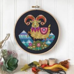 Zodiac Cross Stitch Pattern - Aries
