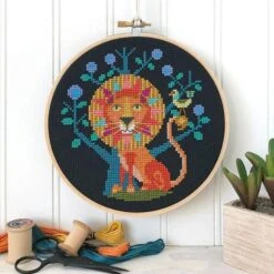 Zodiac Cross Stitch Pattern - Leo