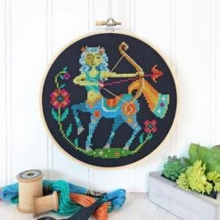 Zodiac Cross Stitch Pattern - Sagittarius