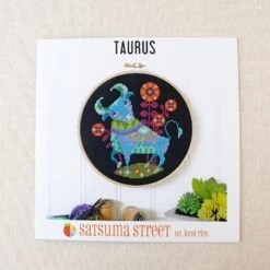 Zodiac Cross Stitch Pattern - Taurus -Olympus Handmade Store satsuma street zodiac cross stitch series charts 11