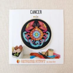 Zodiac Cross Stitch Pattern - Cancer -Olympus Handmade Store satsuma street zodiac cross stitch series charts 3