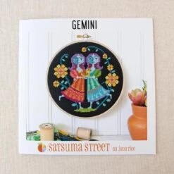 Zodiac Cross Stitch Pattern - Gemini -Olympus Handmade Store satsuma street zodiac cross stitch series charts 5