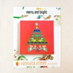 Merry & Bright Cross Stitch Pattern -Olympus Handmade Store satsuma streetcross stitch pattern merry and bright 1