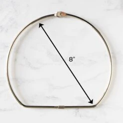 Large Screw Lock Ring For Floss Storage -Olympus Handmade Store screw lock thread rings 8in