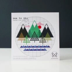 Sea To Sky Cross Stitch Kit 6 Sea To Sky Cross Stitch Kit -Olympus Handmade Store sea to sky 2