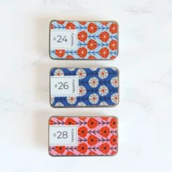 Magnetic Slide-Top Needle Tin With Needles -Olympus Handmade Store slide top needle tin 01