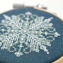 Mini Snowflake Ornaments Cross Stitch Pattern -Olympus Handmade Store snowflake 1080px 5