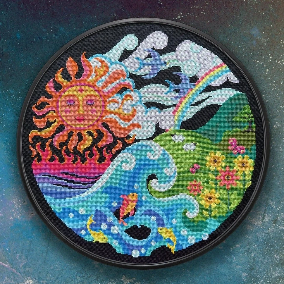 The Four Elements Cross Stitch Pattern 3 The Four Elements Cross Stitch Pattern