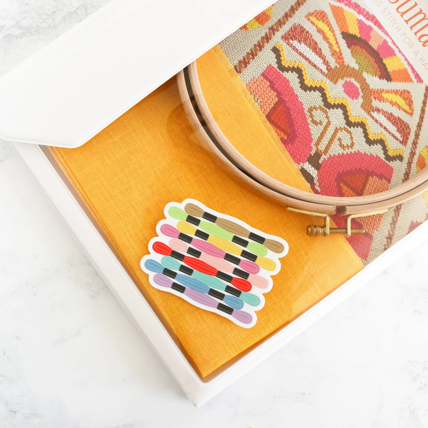 Stitchy Stickers - Floss Skeins 4 Stitchy Stickers - Floss Skeins - Image 2