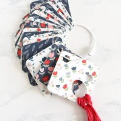 Embroidery Floss Drop Set - Scandi Flowers -Olympus Handmade Store stitched modern floss drop scandi flowers 02