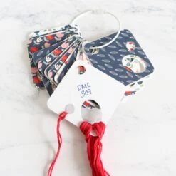 Embroidery Floss Drop Set - Scandi Flowers -Olympus Handmade Store stitched modern floss drop scandi flowers 06