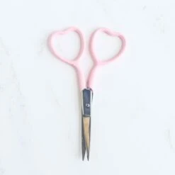 Heart Embroidery Scissors -Olympus Handmade Store stitched modern heart embroiderry scissors 05
