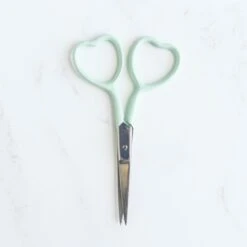 Heart Embroidery Scissors -Olympus Handmade Store stitched modern heart embroiderry scissors 07