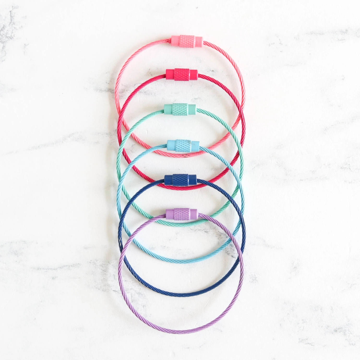 Twist Lock Floss Bobbin Rings 3 Twist Lock Floss Bobbin Rings