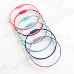 Twist Lock Floss Bobbin Rings 11 Twist Lock Floss Bobbin Rings -Olympus Handmade Store stitched modern twist lock bobbin ring 02