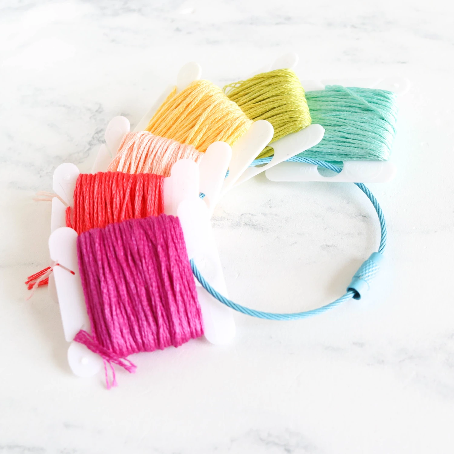 Twist Lock Floss Bobbin Rings 8 Twist Lock Floss Bobbin Rings - Image 6