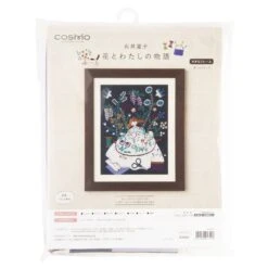 My Story With Flowers Hand Embroidery Kit - Large Frame -Olympus Handmade Store story with flowers large 05