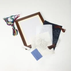 My Story With Flowers Hand Embroidery Kit - Large Frame -Olympus Handmade Store story with flowers large 07