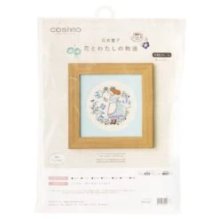 My Story With Flowers Hand Embroidery Kit - Small Frame -Olympus Handmade Store story with flowers small 03