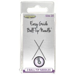 Easy Guide Ball-Tip Needles For Cross Stitch 11 Easy Guide Ball-Tip Needles For Cross Stitch -Olympus Handmade Store sullivans ball point needles 28