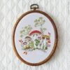 Forest Mushrooms Hand Embroidery Kit -Olympus Handmade Store tamar 20230412 8