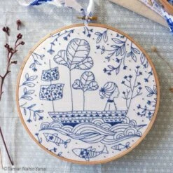 Blue Ocean Hand Embroidery Kit