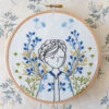 Dreamy Lady Hand Embroidery Kit 2 Dreamy Lady Hand Embroidery Kit -Olympus Handmade Store tamar hand embroidery kit dreamy ladyl 01