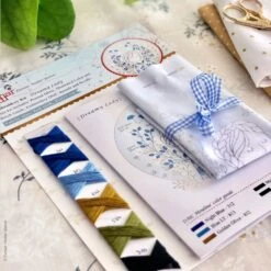 Dreamy Lady Hand Embroidery Kit -Olympus Handmade Store tamar hand embroidery kit dreamy ladyl 05