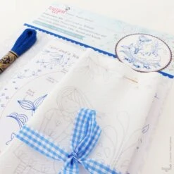 Girl And A Whale Hand Embroidery Kit 9 Girl And A Whale Hand Embroidery Kit -Olympus Handmade Store tamar hand embroidery kit girl and whale 02