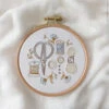 Knit And Stitch Mini Hand Embroidery Kit -Olympus Handmade Store tamar hand embroidery kit knit stitch 01