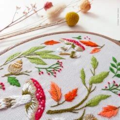 Magical Autumn Hand Embroidery Kit -Olympus Handmade Store tamar hand embroidery kit magical autumn 0005 Layer6