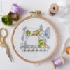 Sewing Machine Mini Hand Embroidery Kit -Olympus Handmade Store tamar hand embroidery kit sewing machine 01