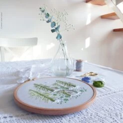 Snowy Night Hand Embroidery Kit 13 Snowy Night Hand Embroidery Kit -Olympus Handmade Store tamar hand embroidery kit snowy nights 0004 Layer5