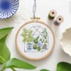 Tiny Greenhouse Mini Hand Embroidery Kit -Olympus Handmade Store tamar hand embroidery kit tiny greenhouse 02