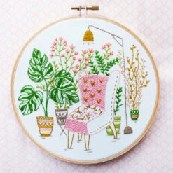 Urban Jungle Hand Embroidery Kit -Olympus Handmade Store tamar hand embroidery kit urban jungle 01