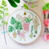 Urban Jungle Hand Embroidery Kit 1 Urban Jungle Hand Embroidery Kit -Olympus Handmade Store tamar hand embroidery kit urban jungle 02