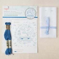 Blue Ocean Hand Embroidery Kit -Olympus Handmade Store tamar nahir yanai hand embroidery kit 3 c8934e31 f636 401b a8df 87616be57fa8