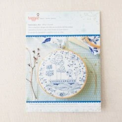 Blue Ocean Hand Embroidery Kit -Olympus Handmade Store tamar nahir yanai hand embroidery kit 4 c579f37a 0683 4758 ac2f 0b7c4e335034