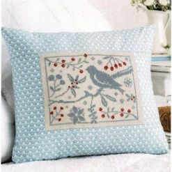 Birds And Berries Cross Stitch Pattern