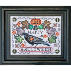 Tangled Tidings Cross Stitch Pattern - Happy Halloween