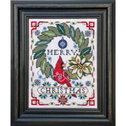 Tangled Tidings Cross Stitch Pattern - Merry Christmas