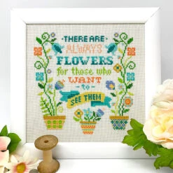 Always Flowers Cross Stitch Pattern
